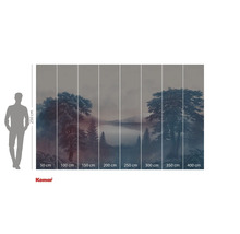 Fototapeta s lesní krajinou a jezerem pro dekoraci stěn