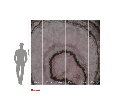 Fototapeta s průřezem achátovým kamenem s uvedením velikosti