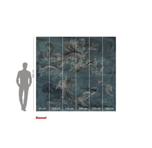 Foto tapeta s motivem ryb a uvedením rozměrů.