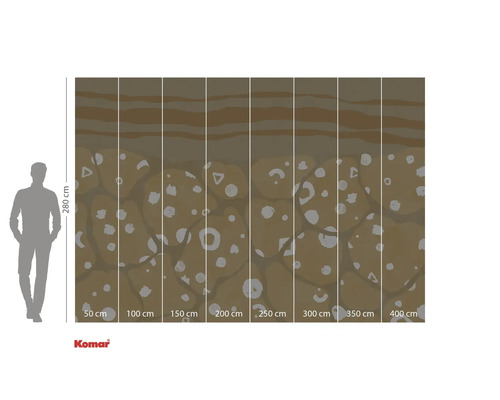 Fototapeta Komar s abstraktním vzorem a rozměry