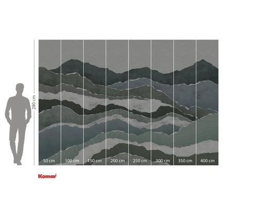 Fototapeta s motivem hor a údaji o velikosti