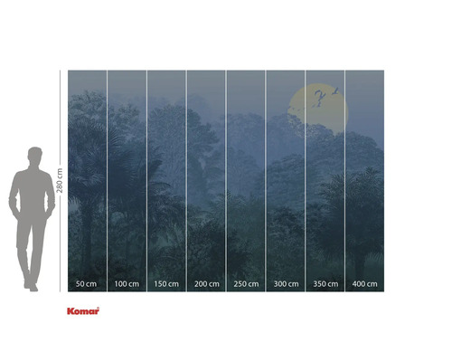 Fototapeta Komar s motivem džungle a údaji o velikosti