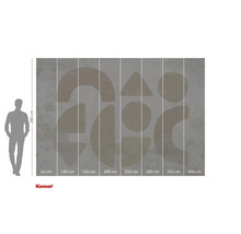 Fototapeta s abstraktním geometrickým vzorem a údaji o velikosti