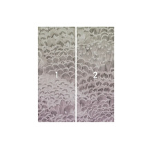 Vzor tapety s motivem peří, dva pruhy vedle sebe