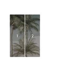 Foto tapeta ze dvou dílů s motivem palem pro dekoraci stěn