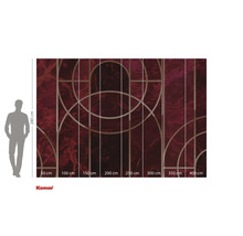 Fototapeta Komar s geometrickým vzorem a údaji o velikosti