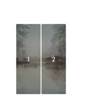 Foto tapeta s motivem krajiny a jezerem