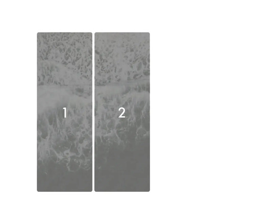 Vliesová tapeta s motivem moře, dva pruhy