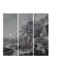 Třídílná fototapeta s motivem krajiny