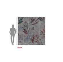 Foto tapeta se vzorem listů a květin, rozměry 250 krát 250 centimetrů