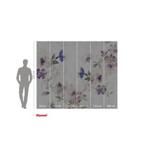 Komar fototapeta s květinovým vzorem a rozměry.