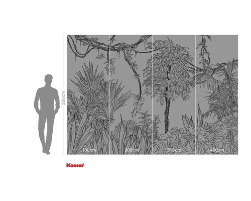 Fototapeta s motivem džungle a rozměry