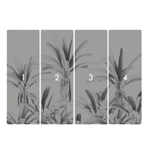 Čtyřdílná fototapeta s motivem rostlin