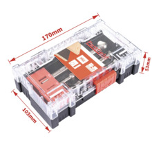 Sada vrtáků Pattfield v průhledné plastové krabičce s uvedením velikostí
