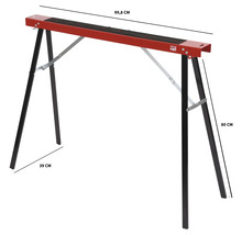 Pracovní stůl o rozměrech 99,8 cm šířky a 80 cm výšky