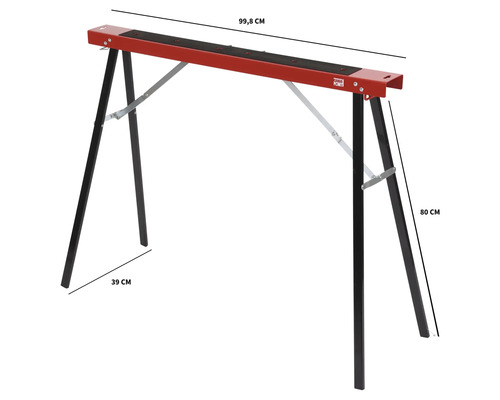 Pracovní stůl o rozměrech 99,8 cm šířky a 80 cm výšky