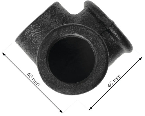 T-kus z litiny o rozměrech 46 mm