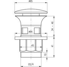 Technický nákres zdvihátka ventilu s rozměry