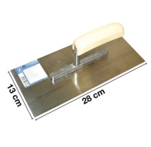 Hladítko s dřevěnou rukojetí, 28 x 13 cm