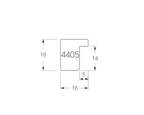 Rozměry profilu 4405
