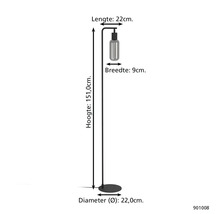 Rozměry stojací lampy