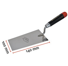 Zednická lžíce o rozměrech 100 mm x 140 mm