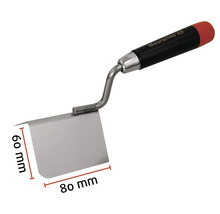 Zednická úhelníková lžíce, 80 krát 60 milimetrů