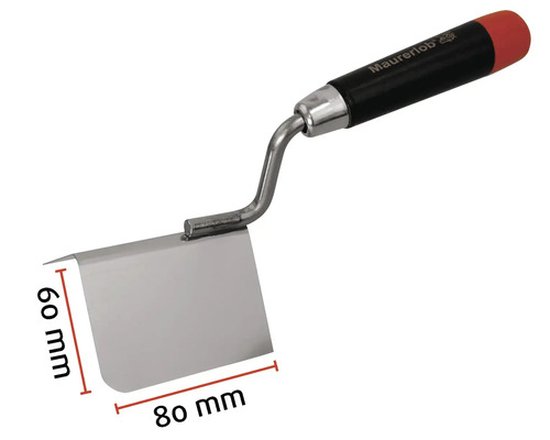 Zednická úhelníková lžíce, 80 krát 60 milimetrů