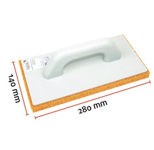 Plastové hladítko s houbou, 280 x 140 milimetrů