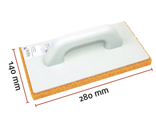 Plastové hladítko s houbou, 280 x 140 milimetrů