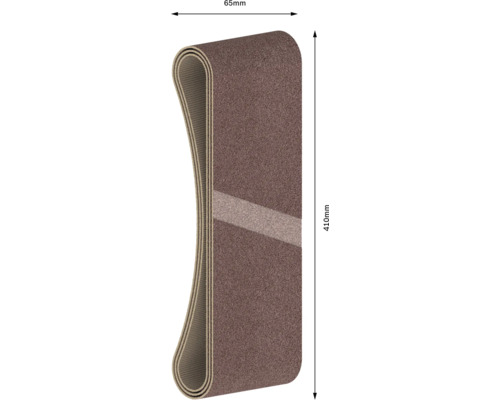 Brusný pás, 65 x 410 milimetrů