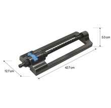 Oscilační zavlažovač o délce 42,7 cm pro zavlažování zahrady