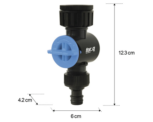 Logo For Q Vodovodní kohoutek s rozměry