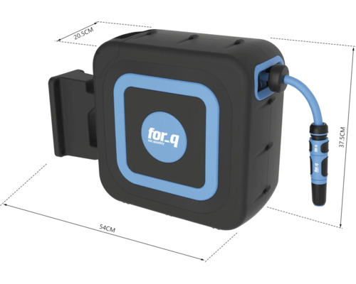 Naviják se zahradní hadicí a rozměry