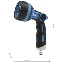 Zahradní postřikovač s různými druhy proudu pro zavlažování
