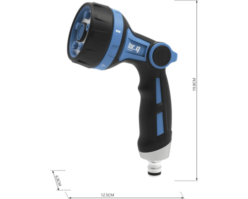 Zahradní postřikovač s různými druhy proudu pro zavlažování