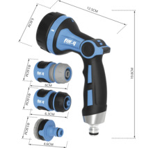 Multifunkční sprcha For Q s rozměry produktu