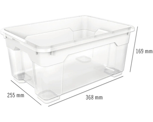 Úložný box o rozměrech 368 mm x 255 mm x 169 mm