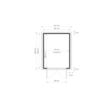 Rozměry zahradního domku