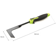 Vypichovač plevele o délce 30,2 cm a šířce 7,6 cm.