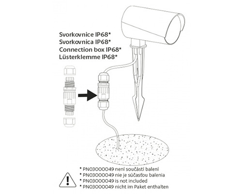 IP68 připojovací krabice pro venkovní použití