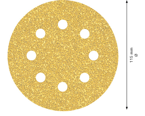 Brusný kotouč, zrnitost neznámá, průměr 115 milimetrů