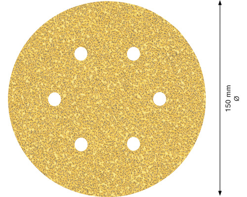 Brusný kotouč, zrnitost neznámá, průměr 150 milimetrů