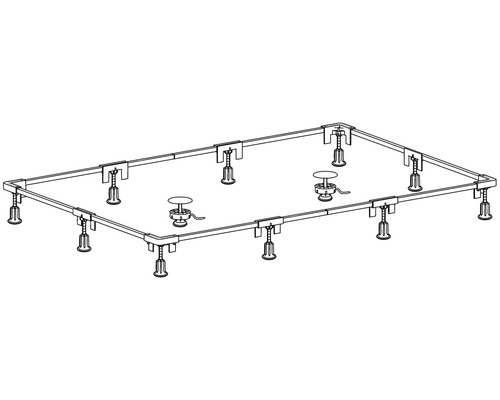 Vanová noha se stavitelnýma nohama