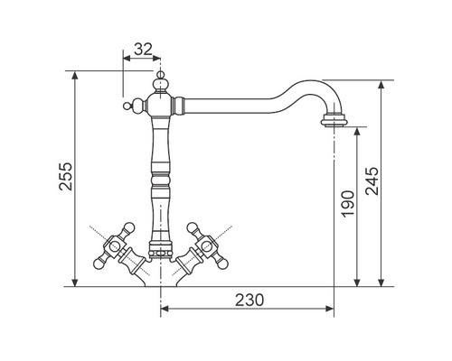 Technický výkres baterie s rozměry