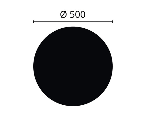 Dekorativní prvek na stěnu Rozeta B17 Ø 500 mm