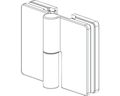 Skleněné dveřní pant pro interiérové konstrukce