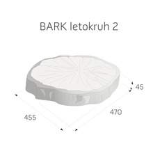 Betonová dlažba Bark letokruh 2 47x45,5x4,5 cm-thumb-2