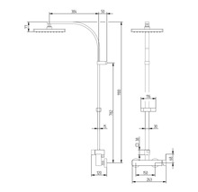 Sprchový systém Schulte Square chrom D9638 02-thumb-2 Sprchový systém Schulte Square chrom D9638 02-thumb-2
