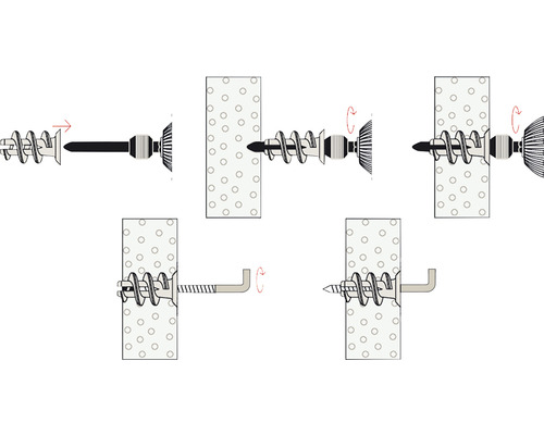 Návod k montáži hmoždinky do sádrokartonu